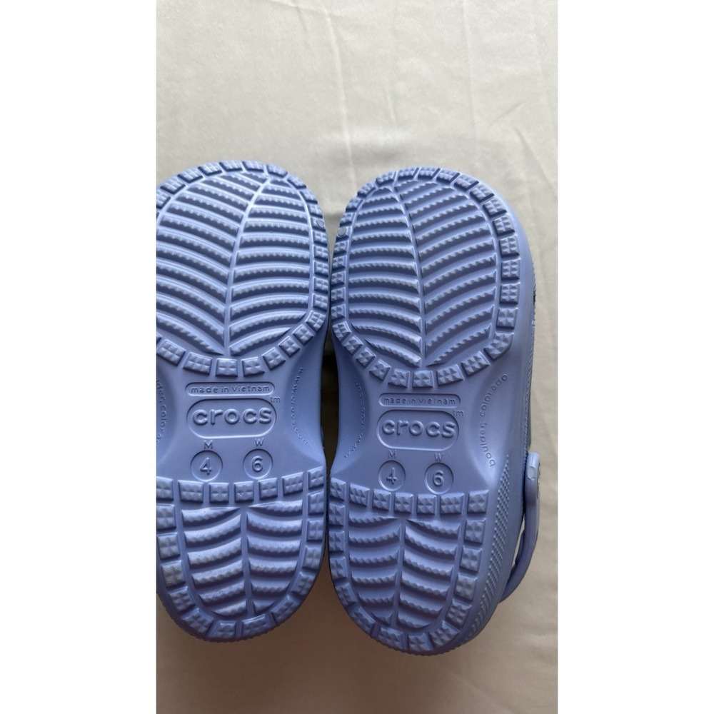 Crocs Women's Neo Puff Light Blue EUC Men 4 Women 6 Water Resistant Vented Shoes - Picture 5 of 6